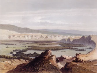 Jordan, graviert von Eugene Ciceri